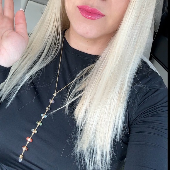 Chakra natural crystal drop necklace Karma And Luck - Picture 3 of 6